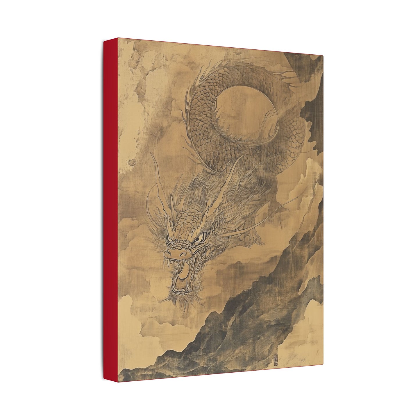 Smoke - Dragon Collection - Year of the Dragon -  Fine Art Print on Canvas