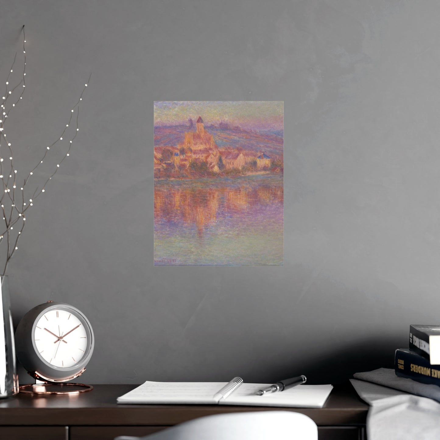 Vetheuil - Monet Village Landscape Fine Art Poster