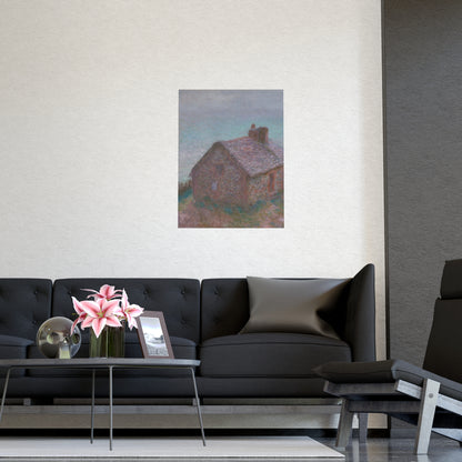 The Customs House at Varengeville - Monet Fine Art Poster