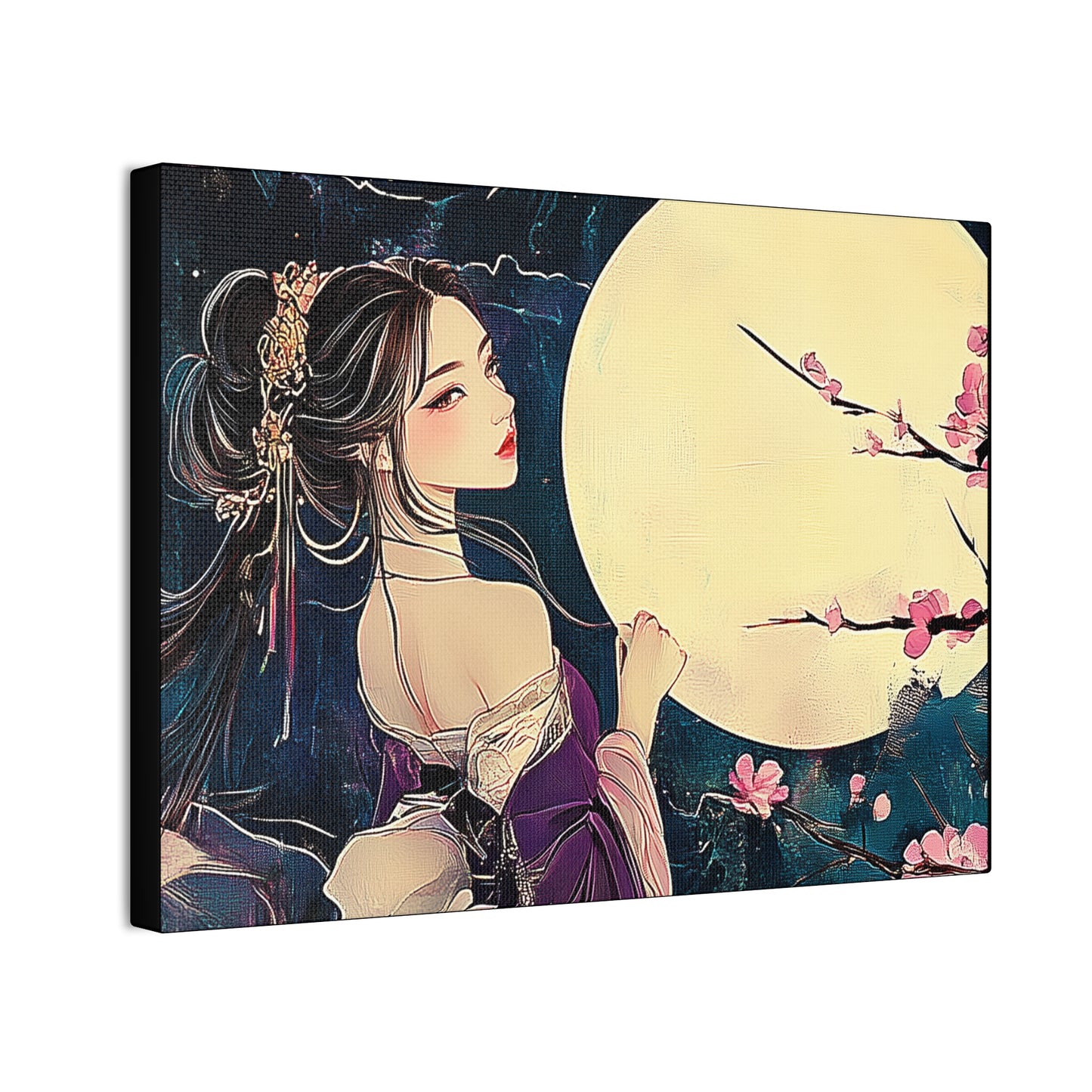 Thinking of You in the Moonlight - Fine Art Print - Wall Art on Canvas