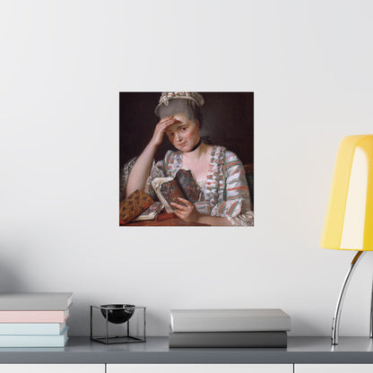 Classic Portrait - Fine Art Print - Matte Vertical Poster - Timeless Literary Woman - Art for Home Décor