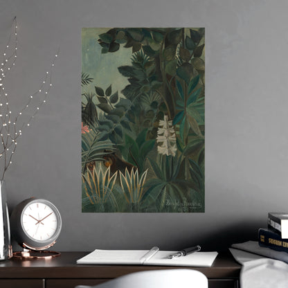 The Equatorial Jungle - Rousseau Tropical Fine Art Poster