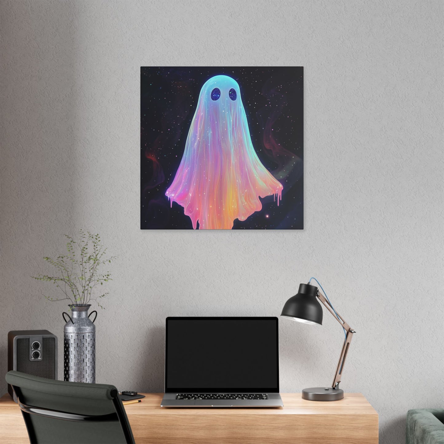 Cosmic Ghost  - Custom Art Print on Canvas