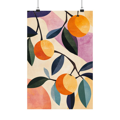 Orange Delight Botanical Fine Art Print