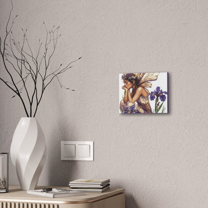 Iris You Were Here - Flowers & Fairies Collection - Fine Art Print on Canvas