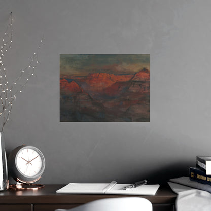 Grand Canyon Afterglow - American West Fine Art Poster