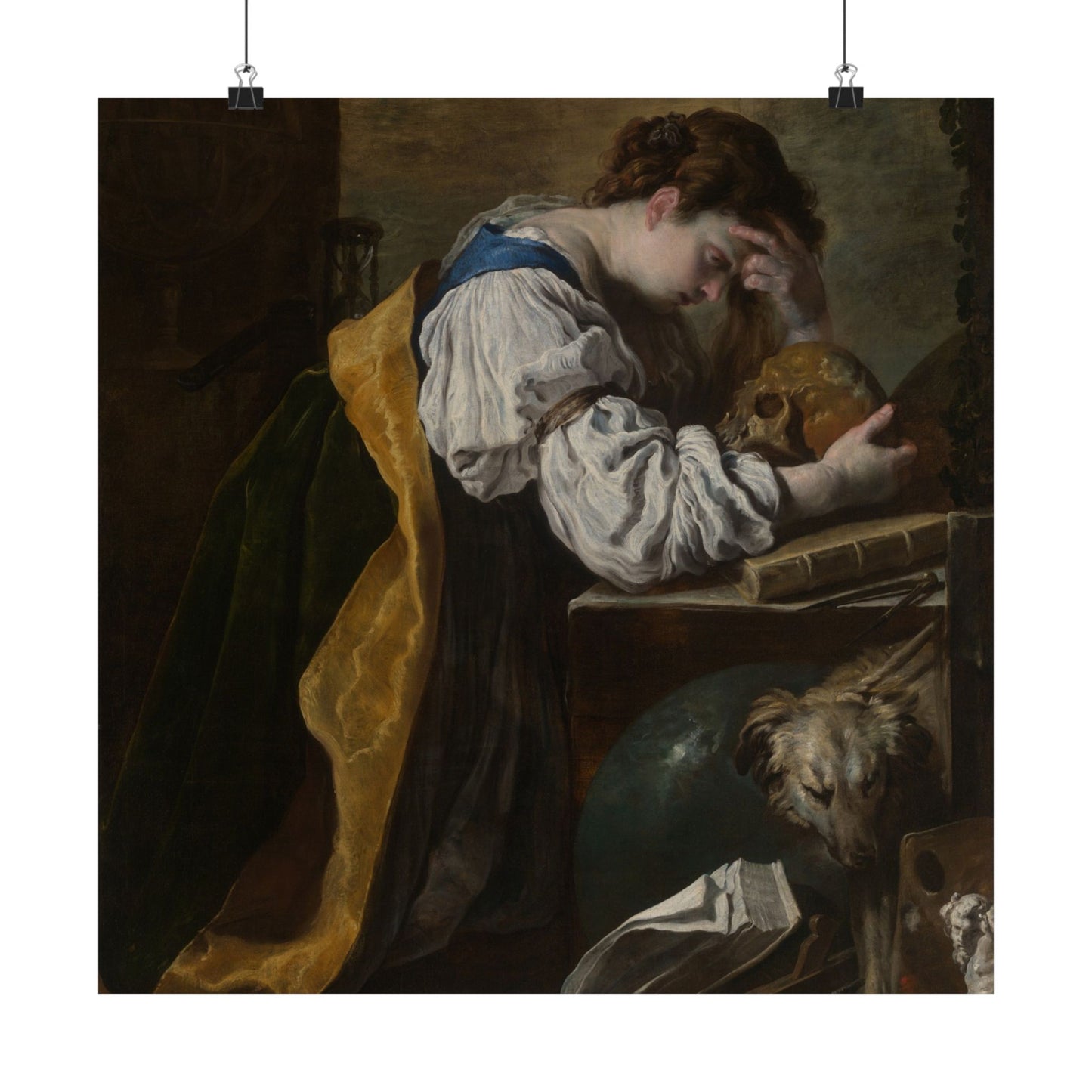 Melancholy by Domenico Feti Vintage Fine Art Print