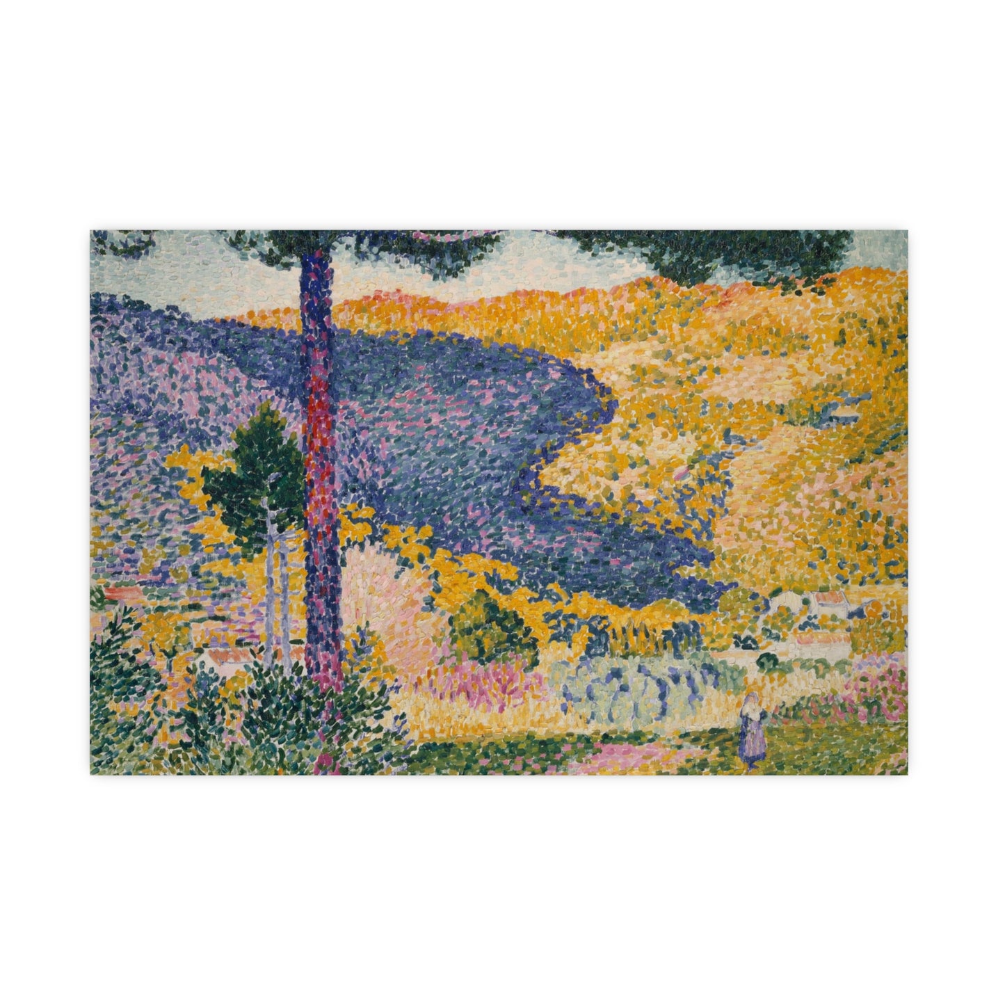 Valley with Fir Shade on the Mountain - Museum Collection - Fine Art Poster