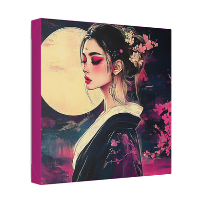 Magenta Moon - Fine Art Print on Canvas