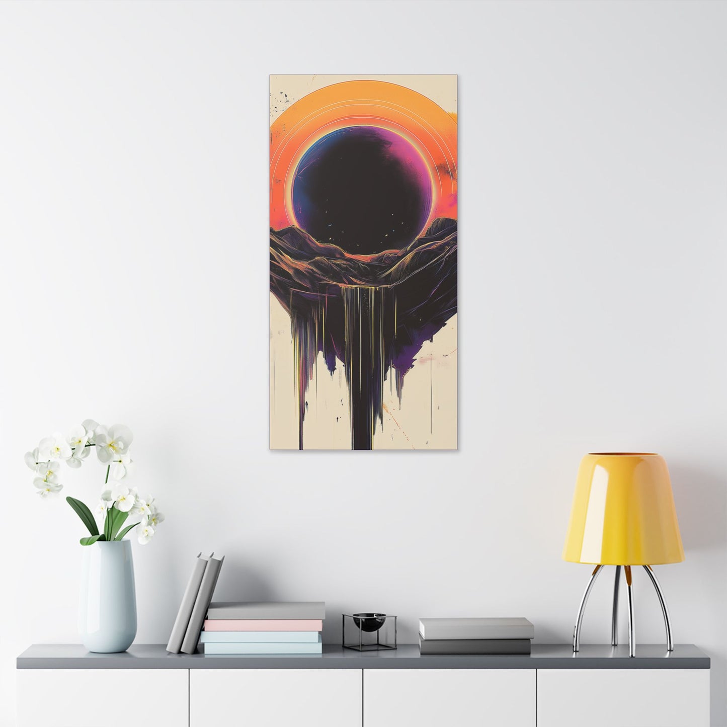 Valley of Dreams - Abstract Color Series- Fine Art Print on Canvas