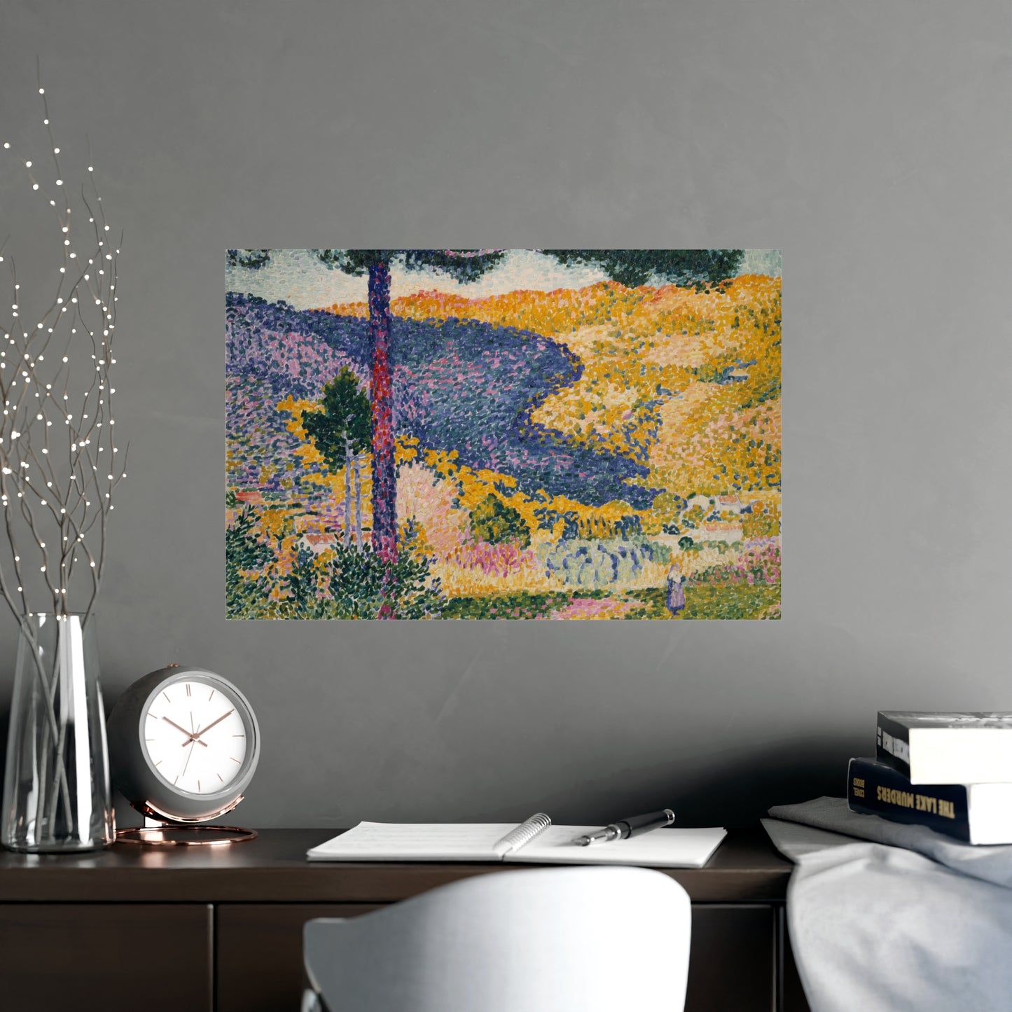 Valley with Fir Shade on the Mountain - Museum Collection - Fine Art Poster