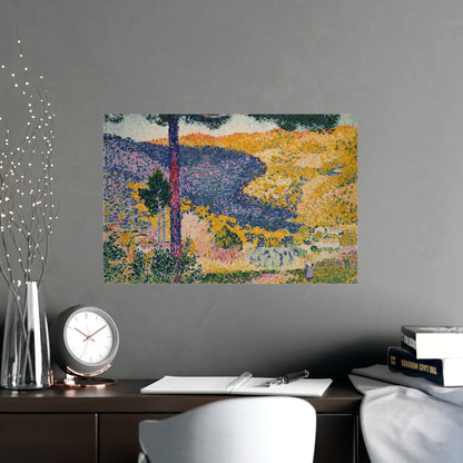 Valley with Fir Shade on the Mountain - Museum Collection - Fine Art Poster