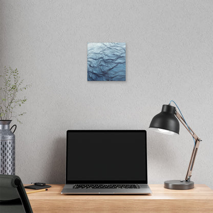 Mood Blue Abstract Blue Canvas Wall Art