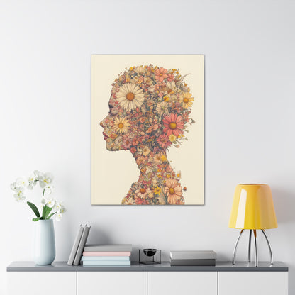 And So She Grew on Canvas