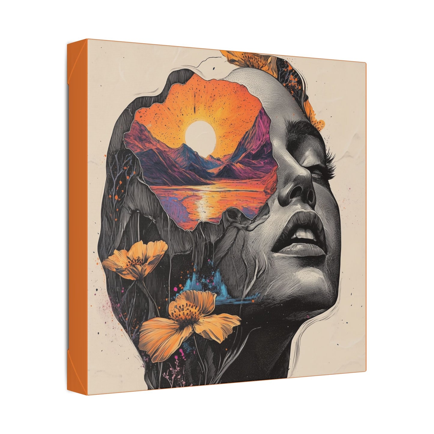 Beauty is in the Eye of the Beholder  - Fine Art Print on Canvas
