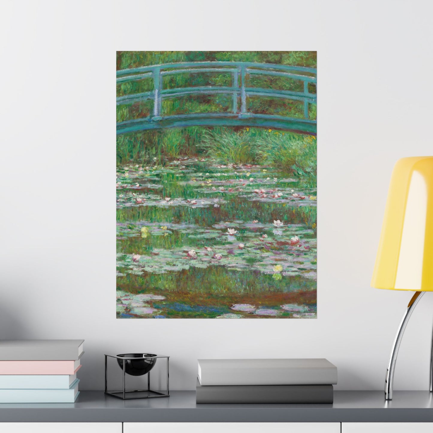 Claude Monet - Japanese Foot Bridge Fine Art Canvas Print