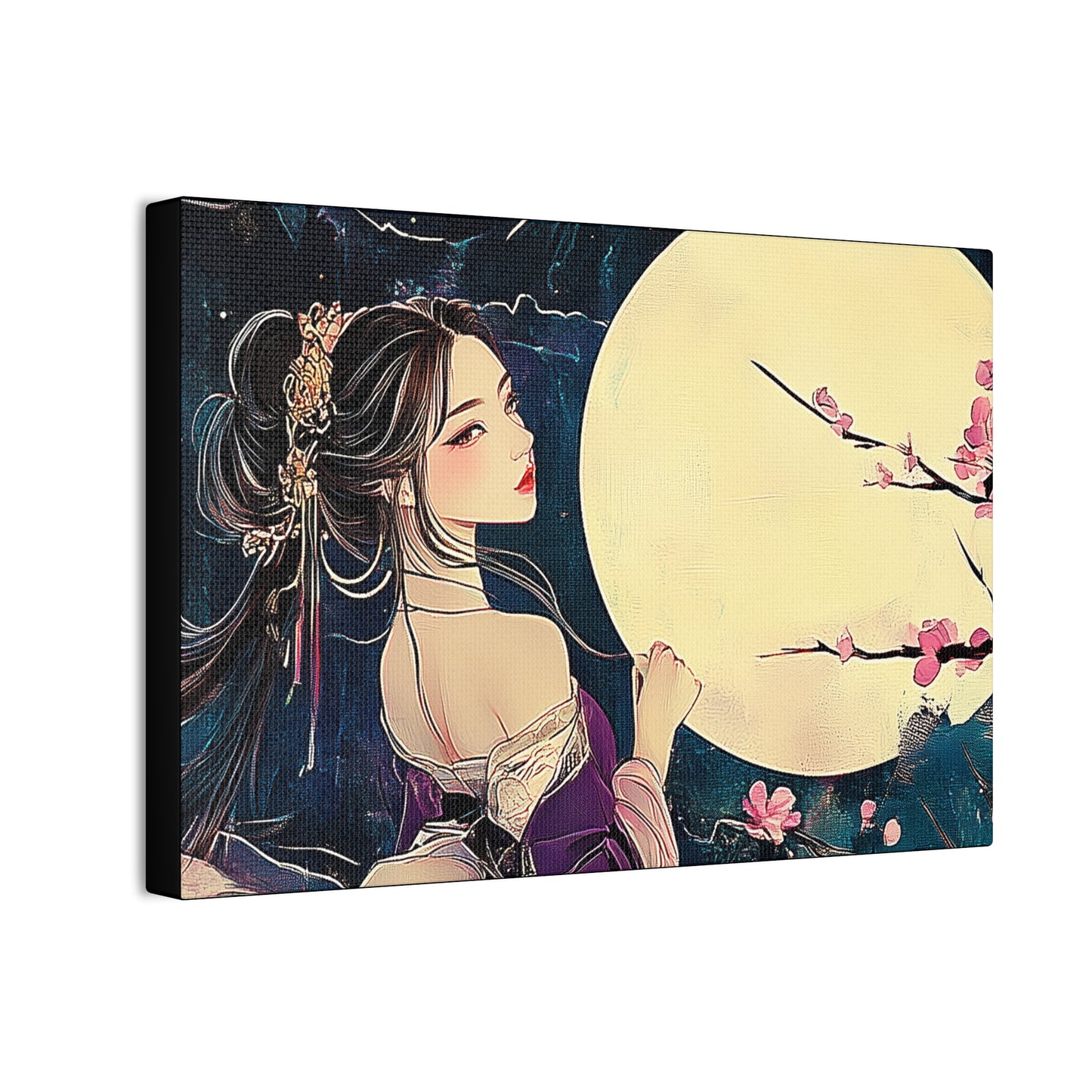 Thinking of You in the Moonlight - Fine Art Print - Wall Art on Canvas