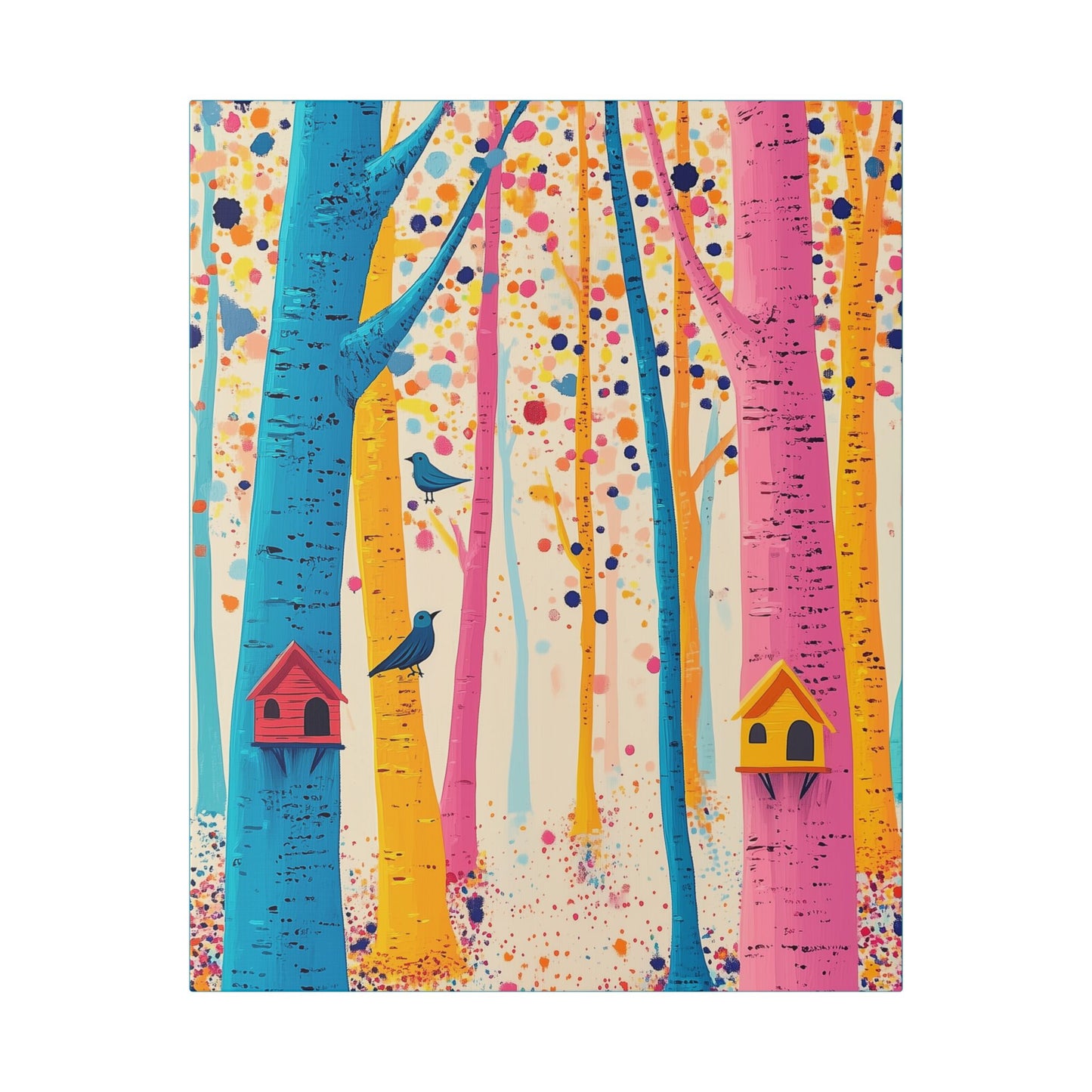 Here for the Birds - Delight in Nature Series - Fine Art Print on Canvas