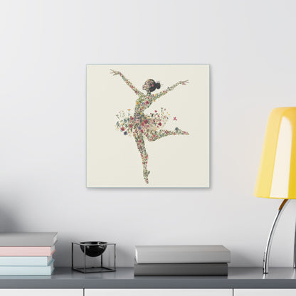 You Belong Among the Wild Flowers - Sugar Plum Fairy - on Canvas