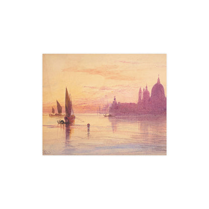 Santa Maria della Salute Venice at Sunset - Fine Art Poster