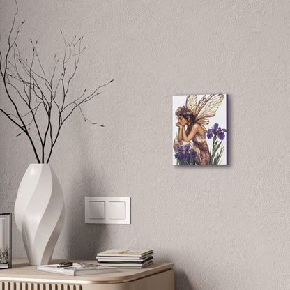 Iris You Were Here - Flowers & Fairies Collection - Fine Art Print on Canvas