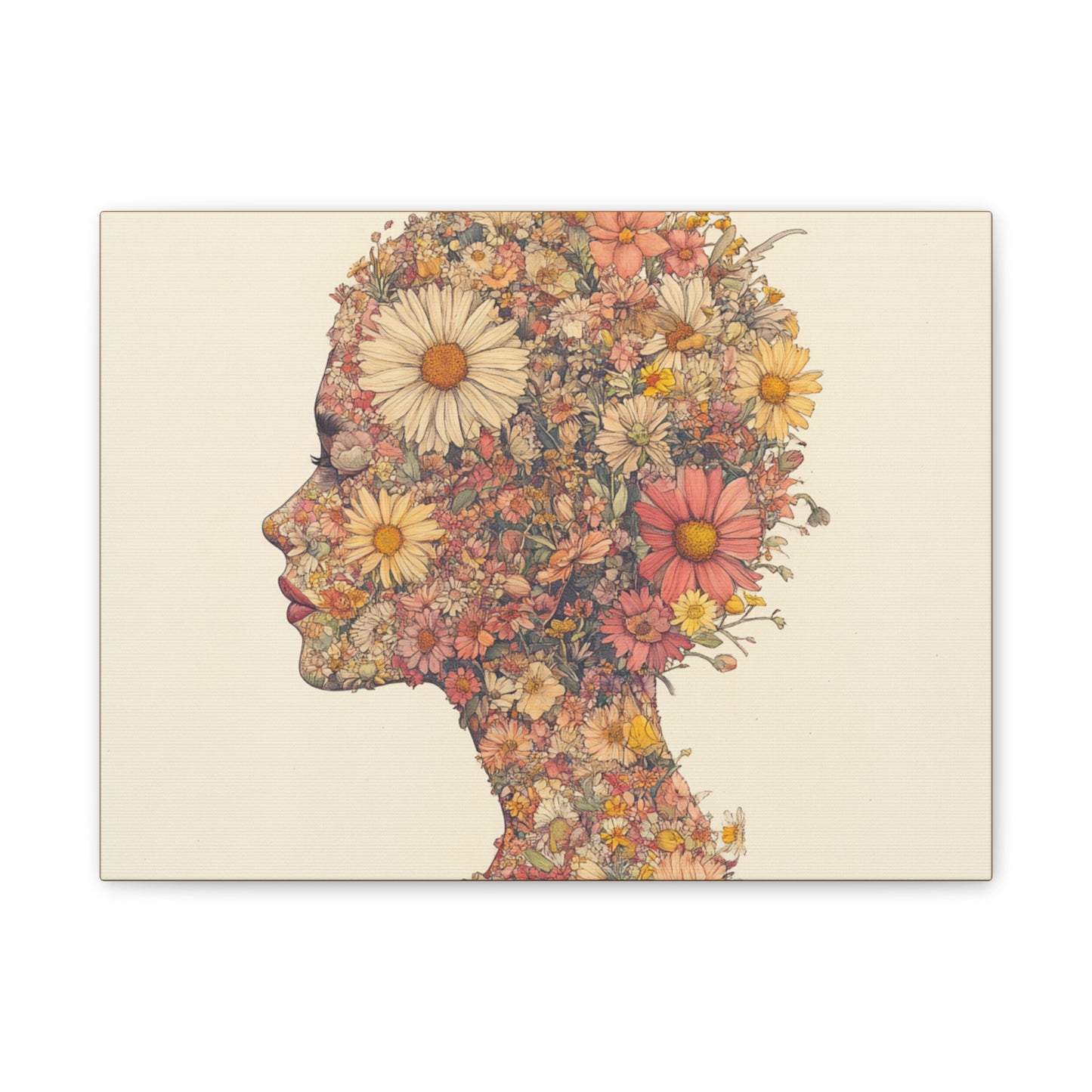 And So She Grew on Canvas