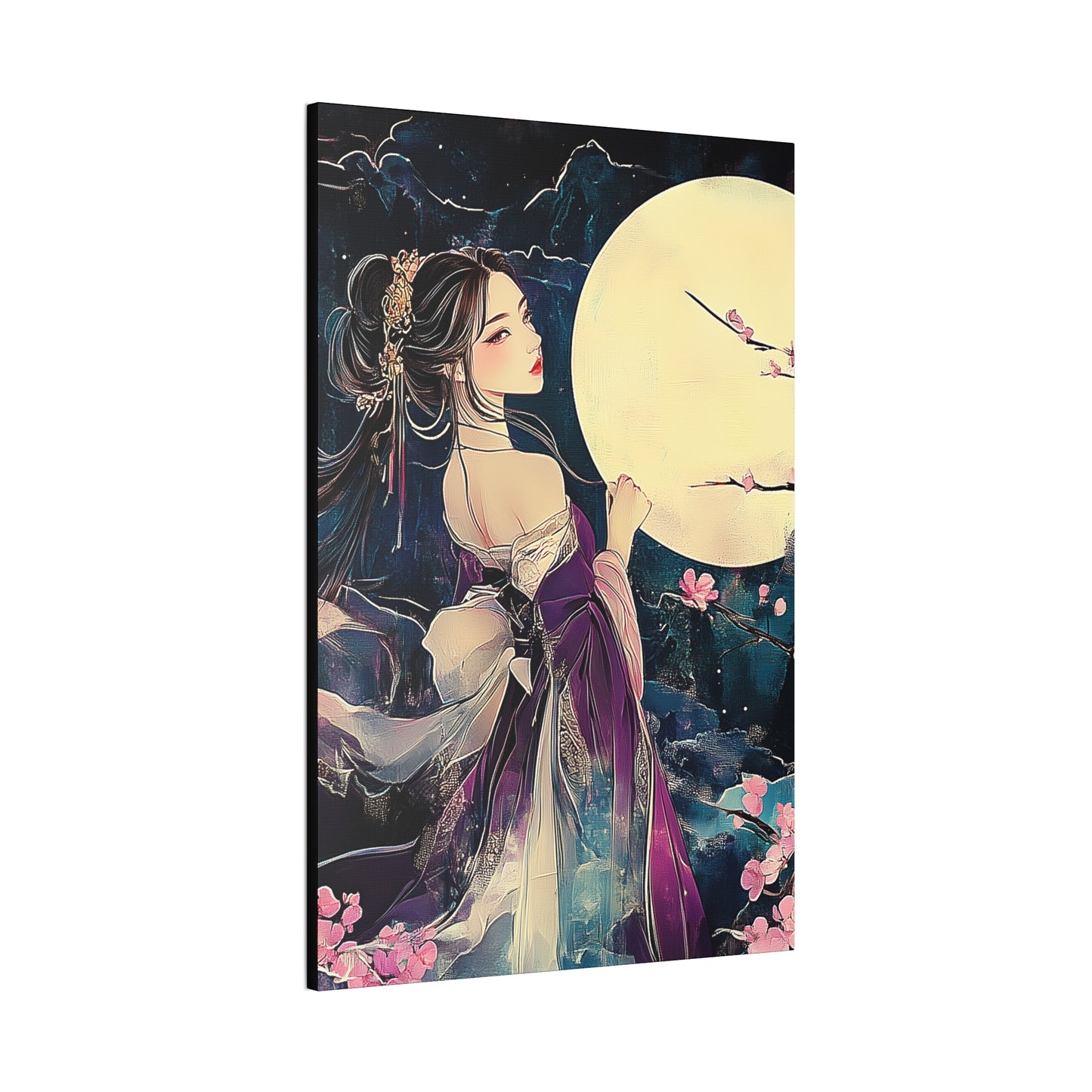Thinking of You in the Moonlight - Fine Art Print - Wall Art on Canvas