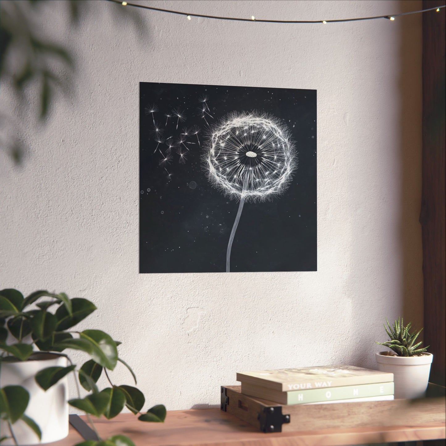 Just Dandy Dandelion Inspirational Fine Art Print