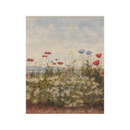 Wildflower Scene - Museum Collection - Fine Art Poster
