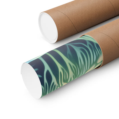 Serene Nature Matte Vertical Poster - Tranquil Forest Design for Home Decor