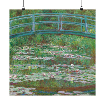 Claude Monet - Japanese Foot Bridge Fine Art Canvas Print