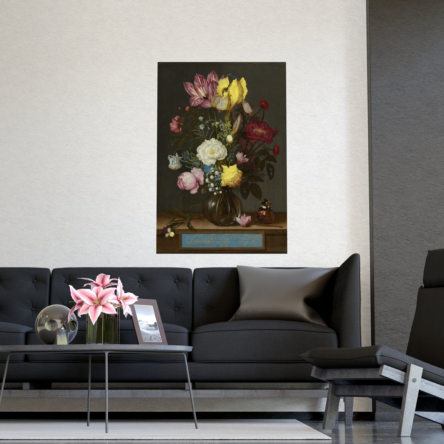 Bouquet of Flowers in a Glass Vase - Dutch Masters Fine Art Poster
