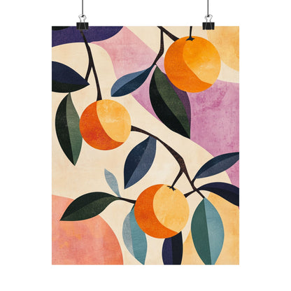 Orange Delight Botanical Fine Art Print