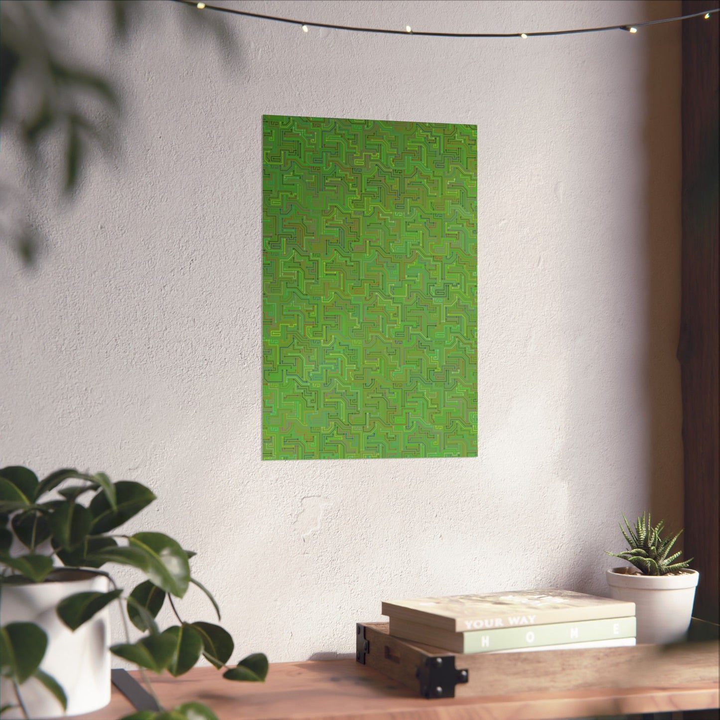 Circuit Board Art Print - Multi-color - Tech- Vertical Poster - Modern Wall Art