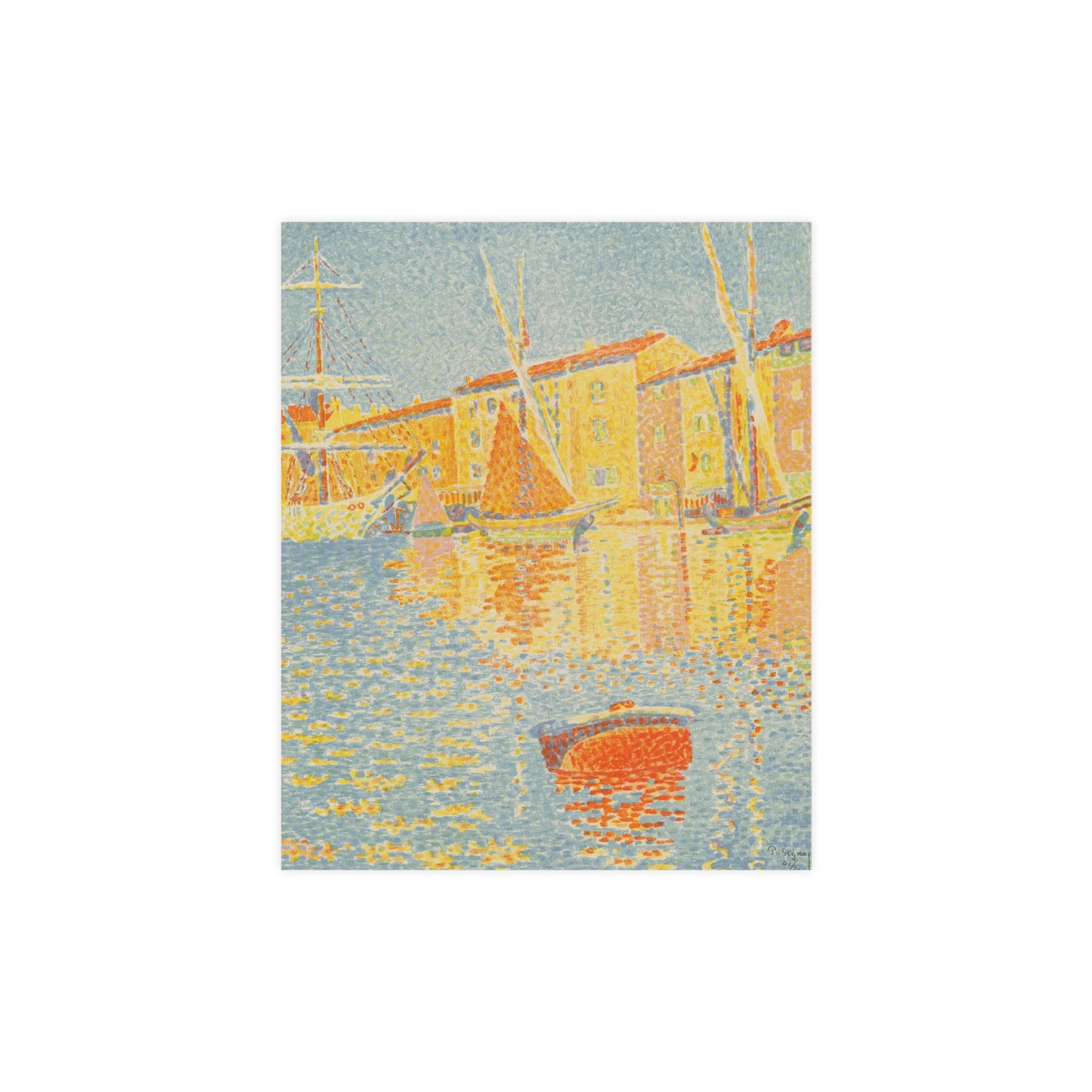 The Buoy La Bouee - Signac Fine Art Poster
