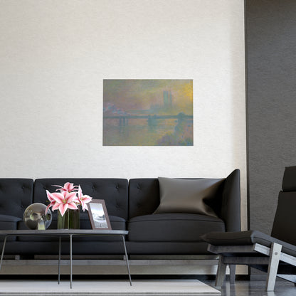Charing Cross Bridge London - Monet Fine Art Poster