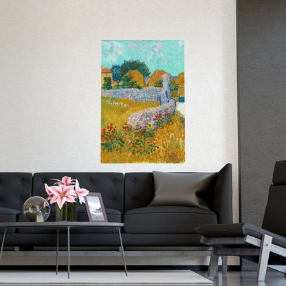 Farmhouse in Provence - Van Gogh Fine Art Poster