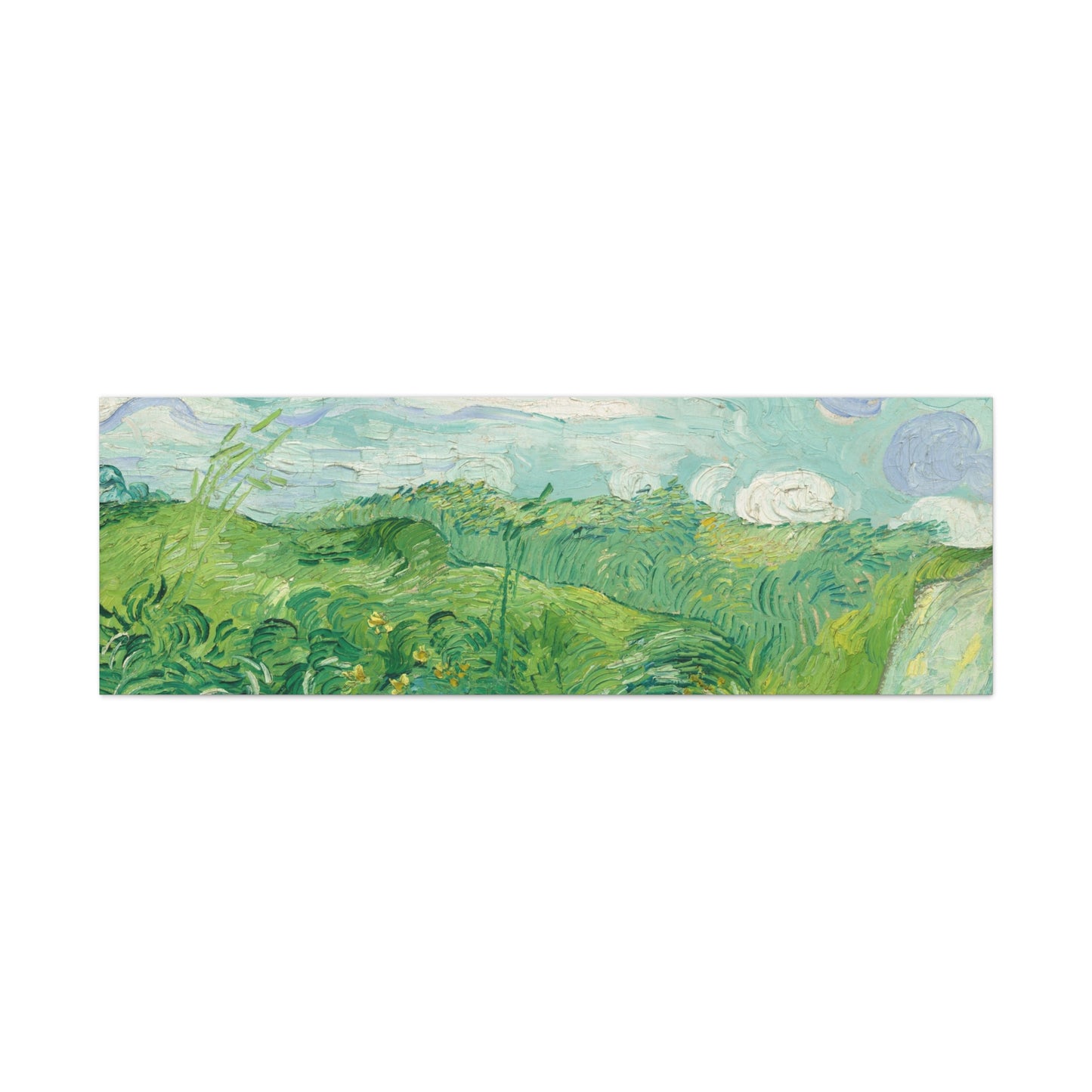 Vincent van Gogh - Green Wheat Fields Fine Art Canvas Print