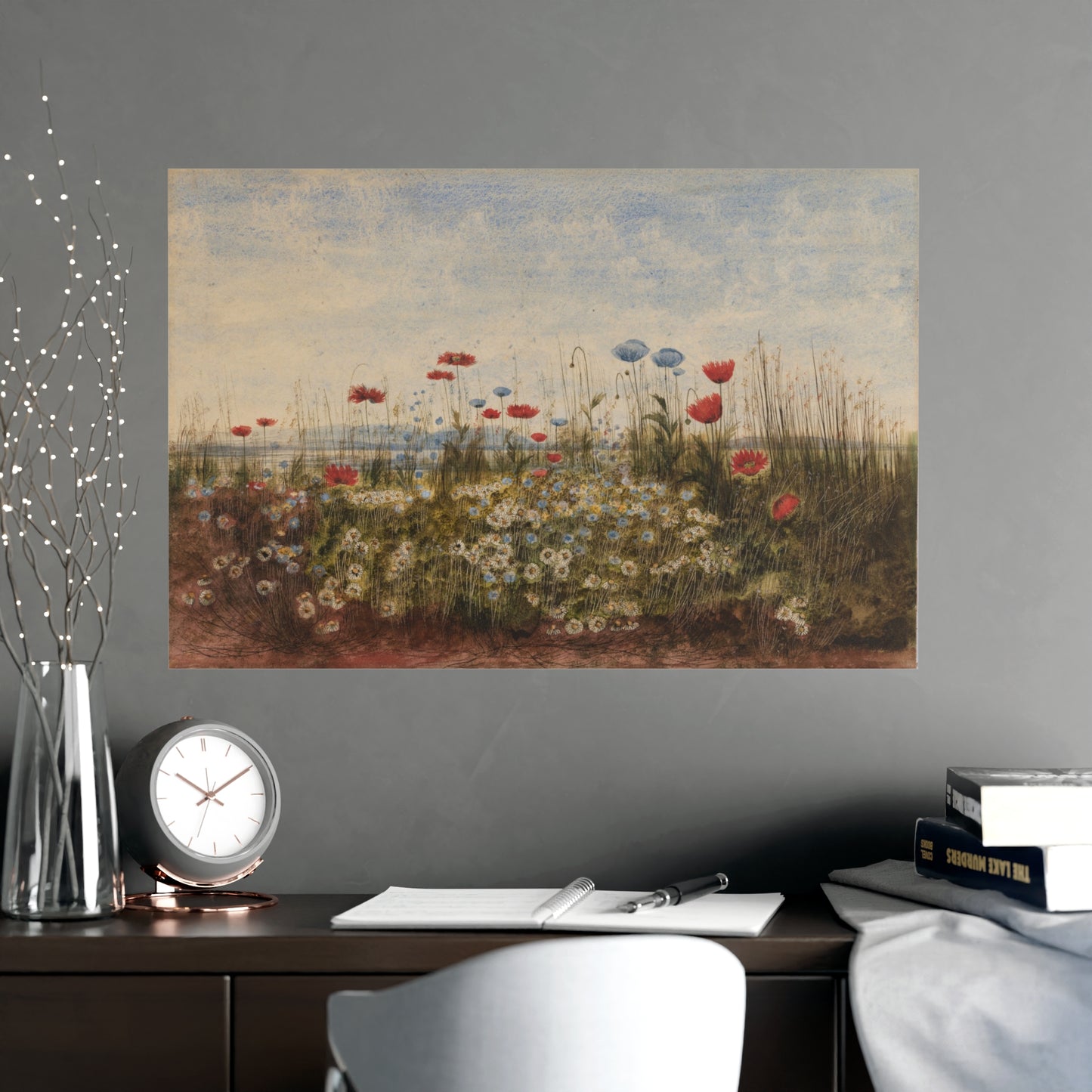 Wildflower Scene - Museum Collection - Fine Art Poster