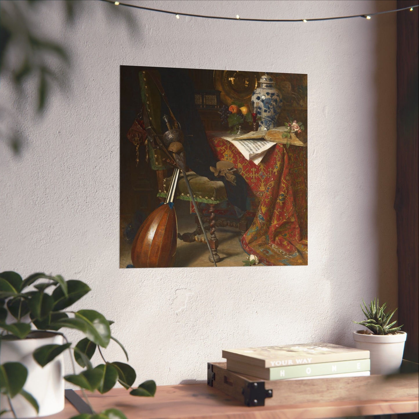 Elegant - Still Life Art - 17th Century Interior Painting - Fine Art Print - Gothic Art - Vintage Fine Art