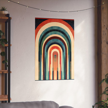 Doors of Perception Fine Art Print - Arches 11:11 - Bauhaus - Bohemian Wall Art - Modern Art - Matte Vertical Poster
