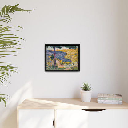 Valley with Fir Shade on the Mountain - Museum Collection - Framed Canvas Print