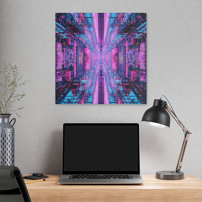 Quantum Glitch on Canvas