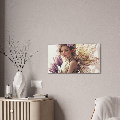 Tuesdays are for Tulips - Flowers & Fairies Collection - Fine Art Print on Canvas