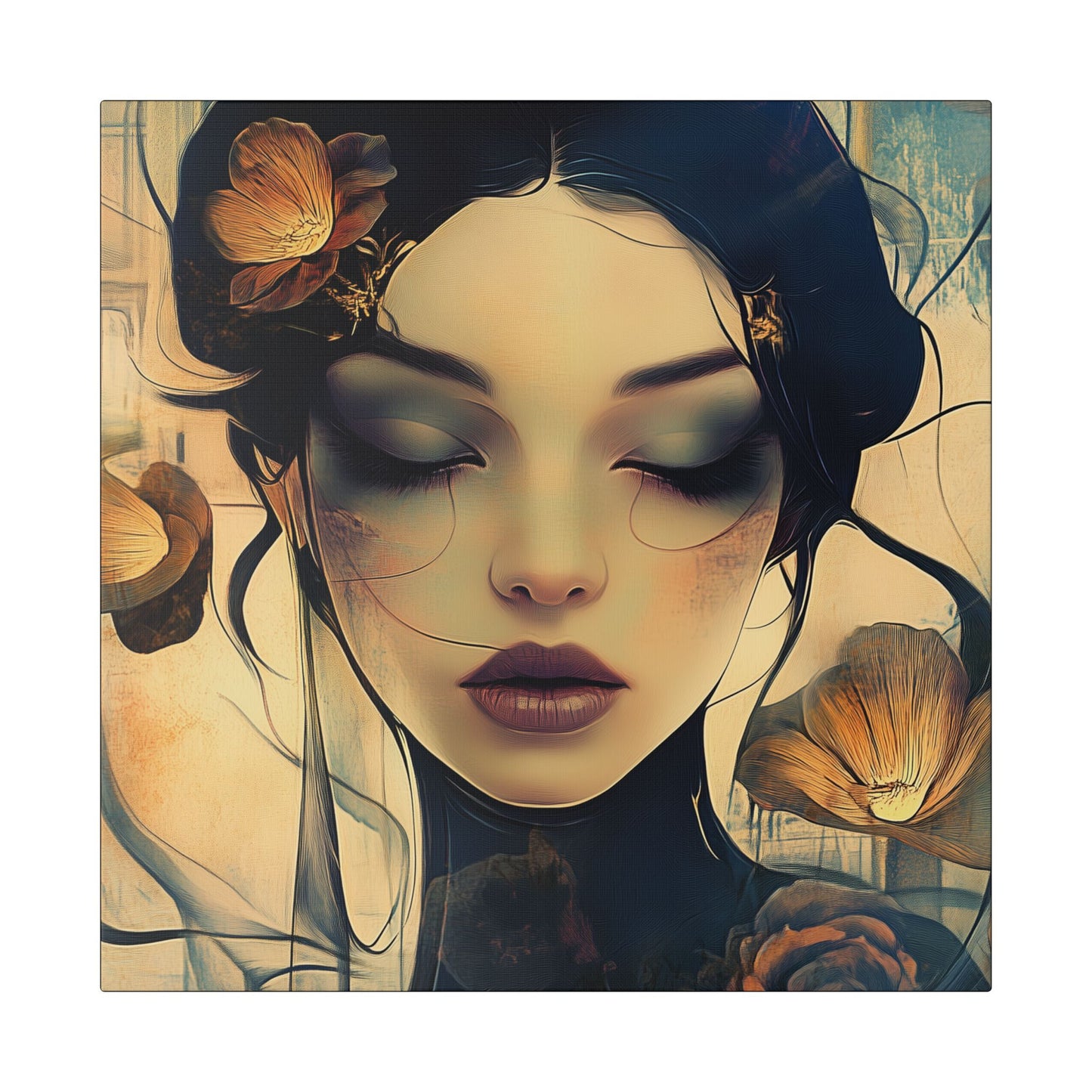 Up in Smoke - Secret Garden Series - Fine Art Print on Canvas