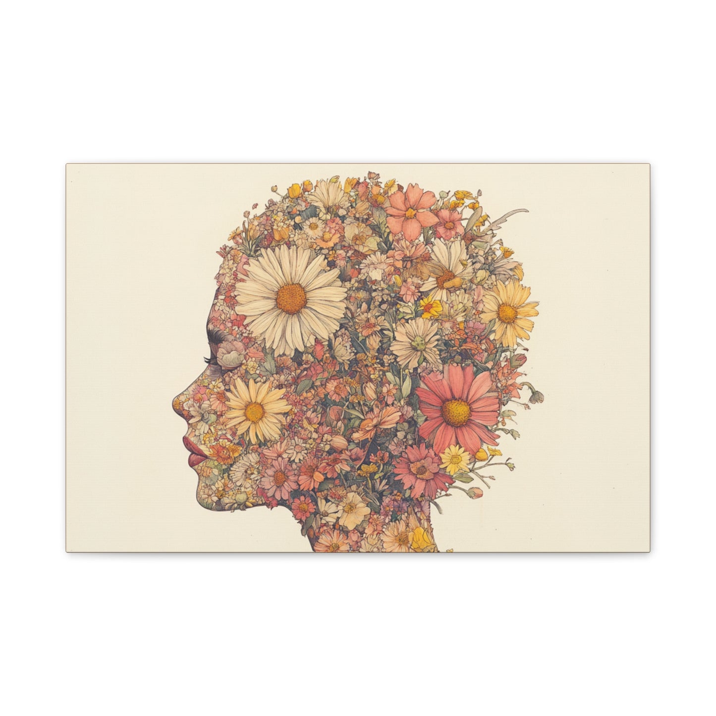 And So She Grew on Canvas