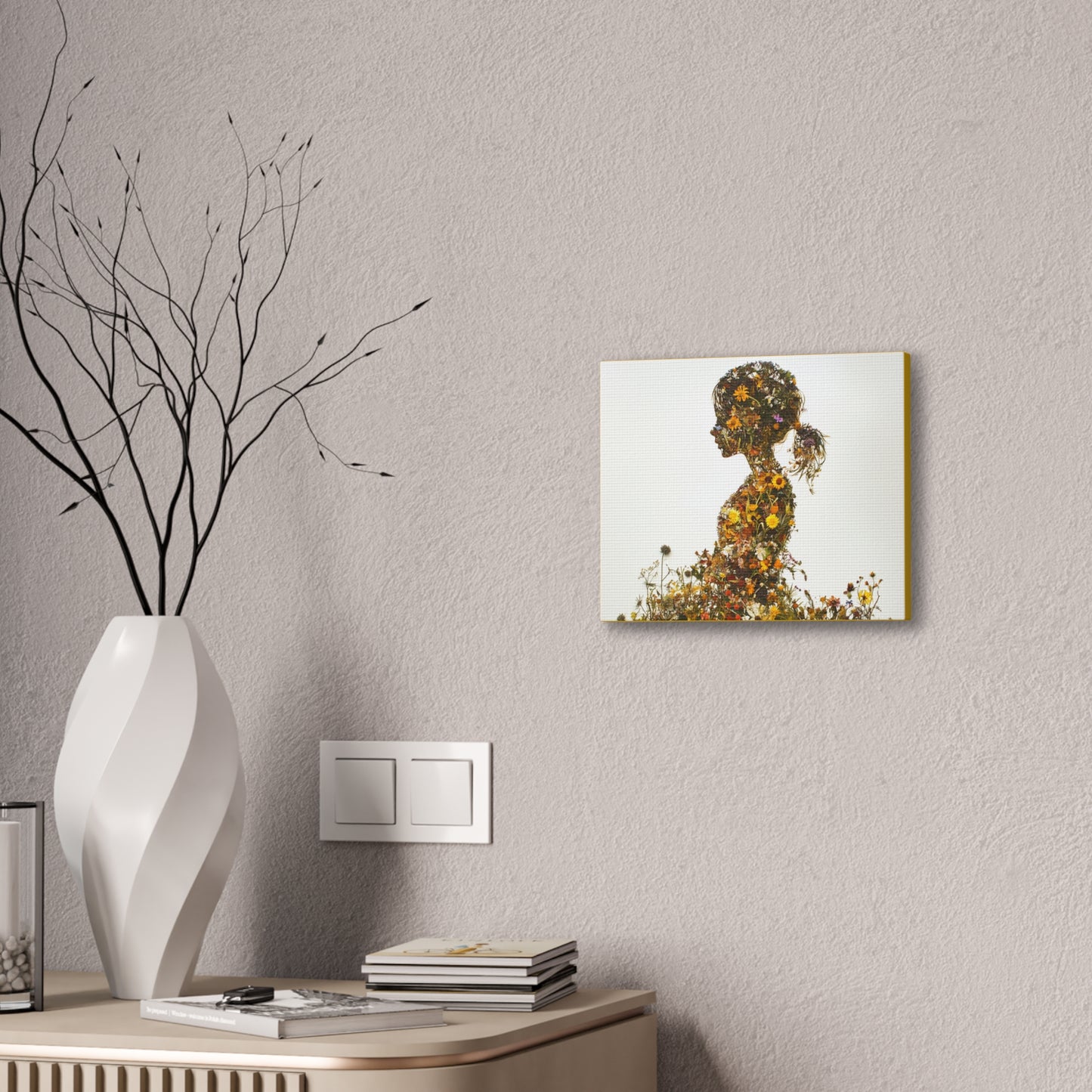 Summers Gone By - Wildflowers Fine Art Print on Canvas