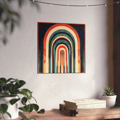 Doors of Perception Fine Art Print - Arches 11:11 - Bauhaus - Bohemian Wall Art - Modern Art - Matte Vertical Poster