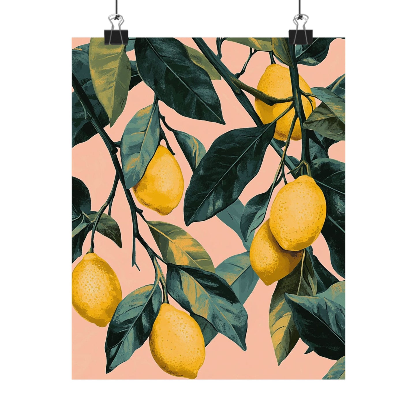 Lovely Lemons Botanical Fine Art Print