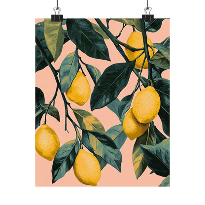 Lovely Lemons Botanical Fine Art Print